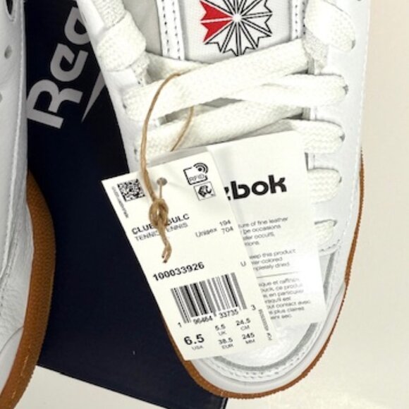 Brand New Reebok Classic Club C Bulc Tennis Shoes - Unisex - Picture 3 of 10
